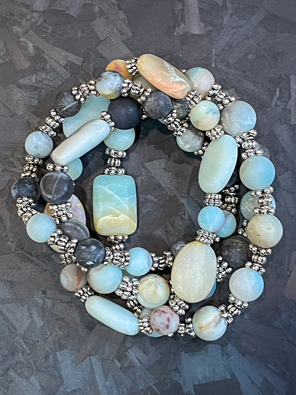 Amazonite Bracelet Stack