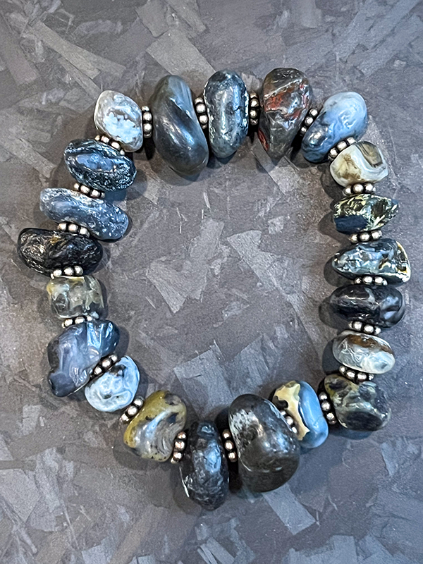 Pacific Northwest Blue Agate Bracelet